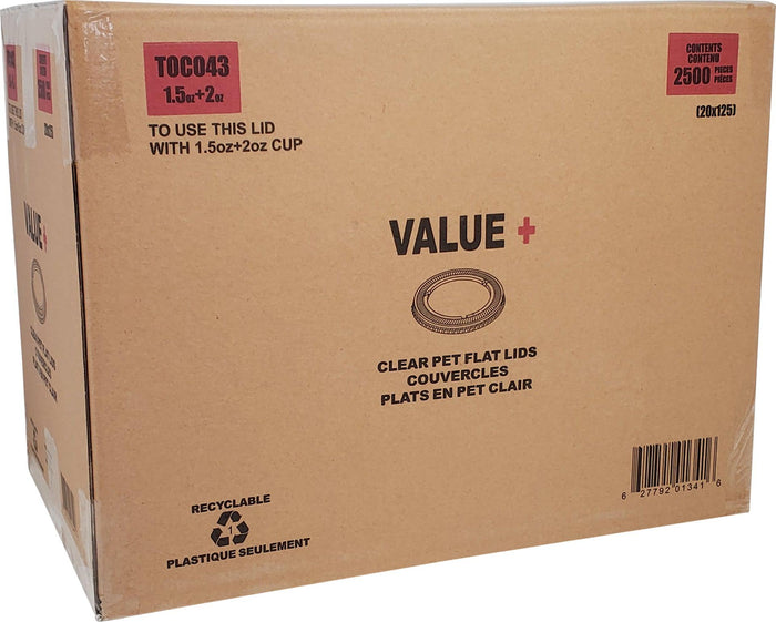 XC - Arrow - Lids for Portion Cups - 2oz