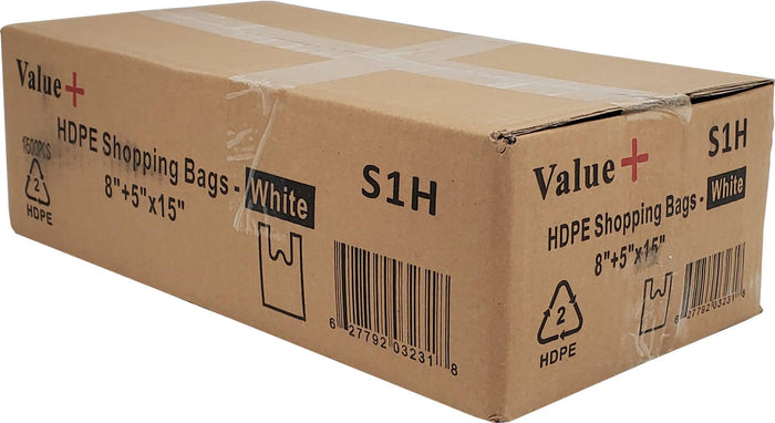 Value Plus - S1 High Density White Bags