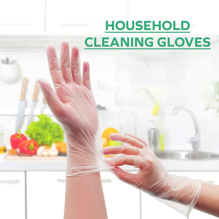 Rhino - VC4 - Clear Vinyl Gloves - Medium - 400M