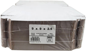 EB - White Cake Boxes - 9 x 9 x 2 1/2