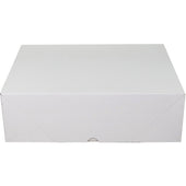 EB - White Cake Boxes - Half Slab 2 pc