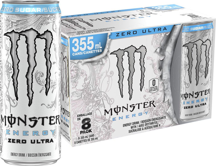 Monster - Zero Ultra Energy Drink - Cans - 8pk