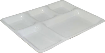 Acrylic Tray / Thali - 5 Compartment