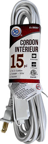 Indoor Extension Cord 12ft 3 Outlets