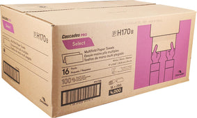 XC - Cascade - Multifold Hand Towel Sheets - White- H170