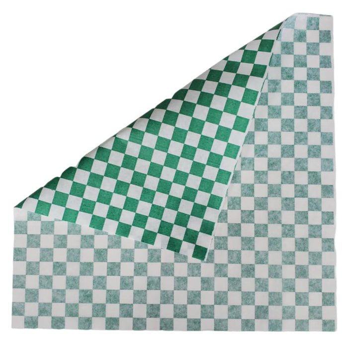 Checkered Sheets - Green - 12