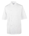 Spirito - Mesh Chef Jacket W/ Vent S/S 2XL-3XL - White - BG21820