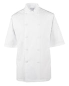 Spirito - Mesh Chef Jacket W/ Vent S/S 2XL-3XL - White - BG21820