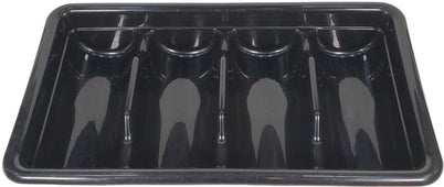 Cutlery Tray - Black - 52cmx29cmx9.5cm