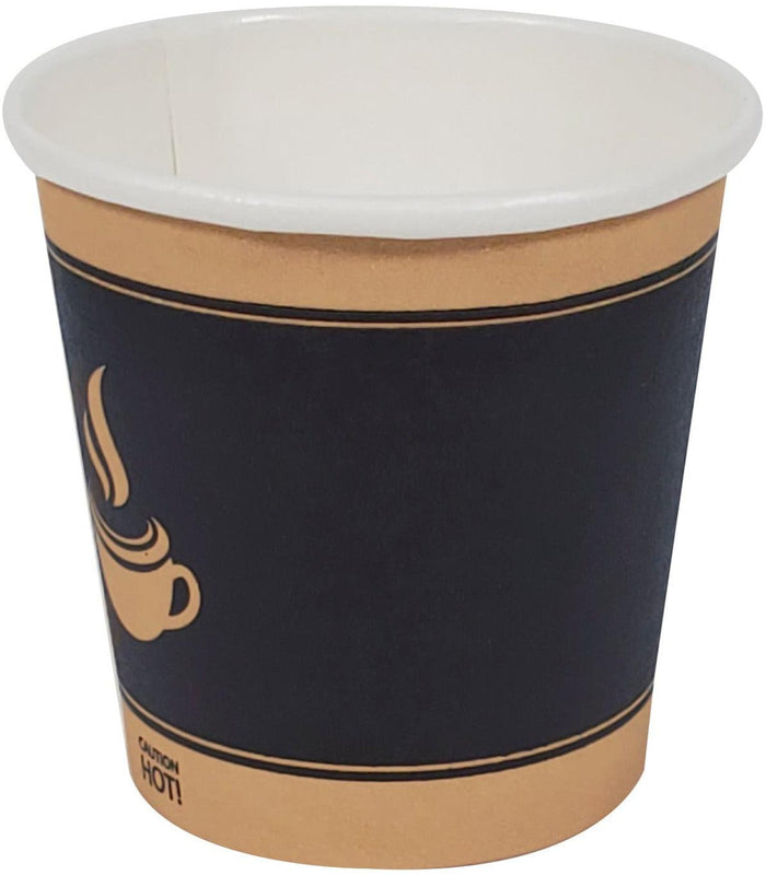 E2E Foodpack - 4oz Paper Cups - Ebony Print
