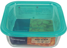 CLR - Luminarc - Glass Food Container - 41.25oz - Square - P5520